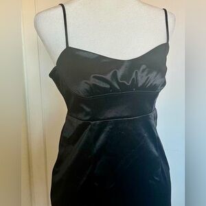 Nordstrom Elodie satin black mini dress, gorgeous and brand new dress